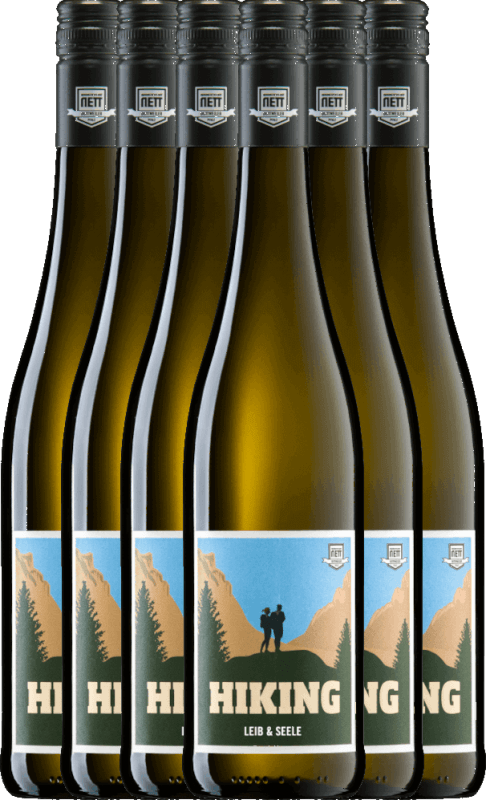 6er Vorteils-Weinpaket - Hiking Leib & Seele Cuvée feinherb - Bergdolt-Reif & Nett