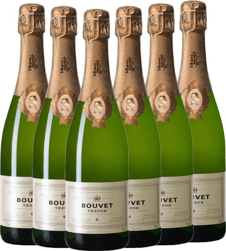 6x Vorteils-Weinpaket Bouvet Trésor Blanc Brut Saumur AOC - Bouvet Ladubay