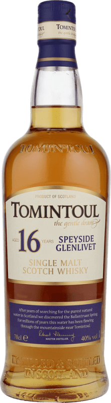 16 Year Old Single Malt Scotch Whisky in GP - Tomintoul