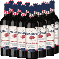 Vorschau: 12er Vorteils-Weinpaket - Cote de Boeuf Rouge Syrah-Marselan - Les Grands Chais de France