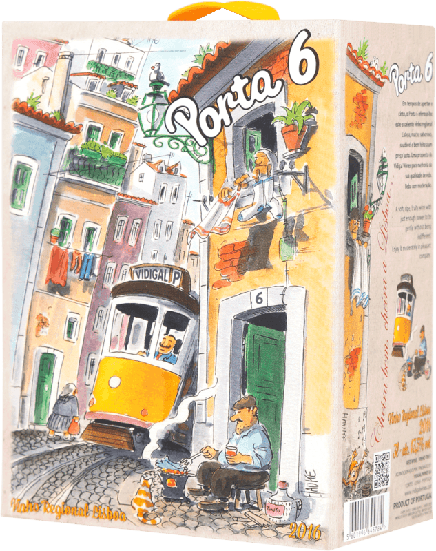 Porta 6 Vino Tinto 3,0 L Bag-in-Box - Vidigal Wines