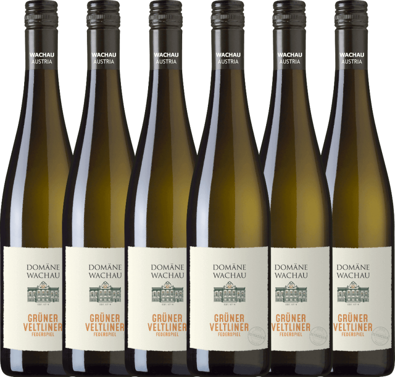 6er Vorteils-Weinpaket - Grüner Veltliner Federspiel Terrassen - Domäne Wachau