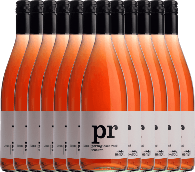 12er Vorteilspaket Portugieser Rosé trocken 1,0 l 2021 - Thomas Hensel