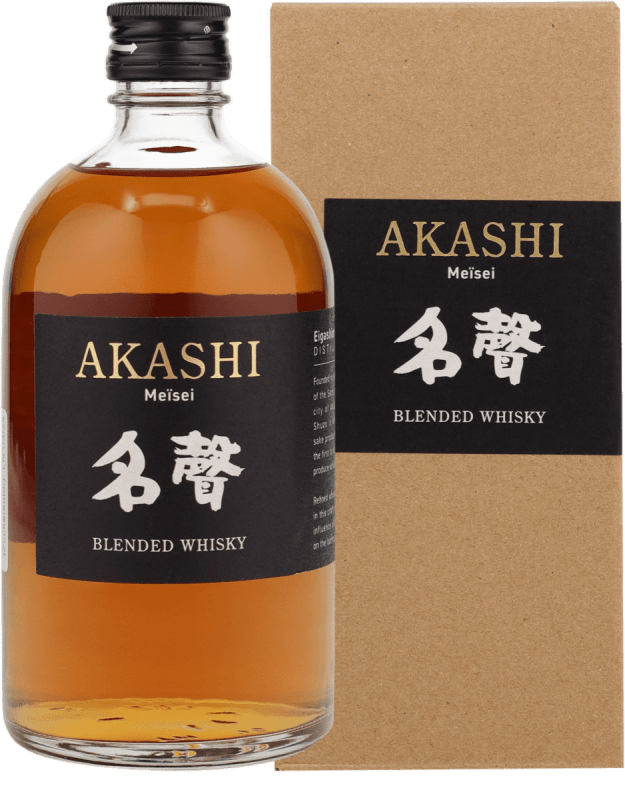 Akashi Meisei Japanese Blended Whisky 0,5l - Eigashima