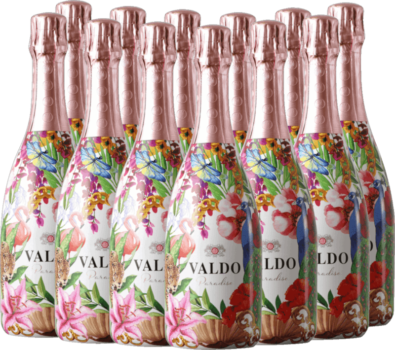 12er Vorteils-Weinpaket - Paradise Spumante Rosé - Valdo