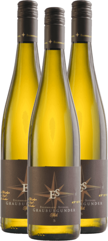3er Vorteils-Weinpaket - Grauburgunder trocken - Ellermann-Spiegel