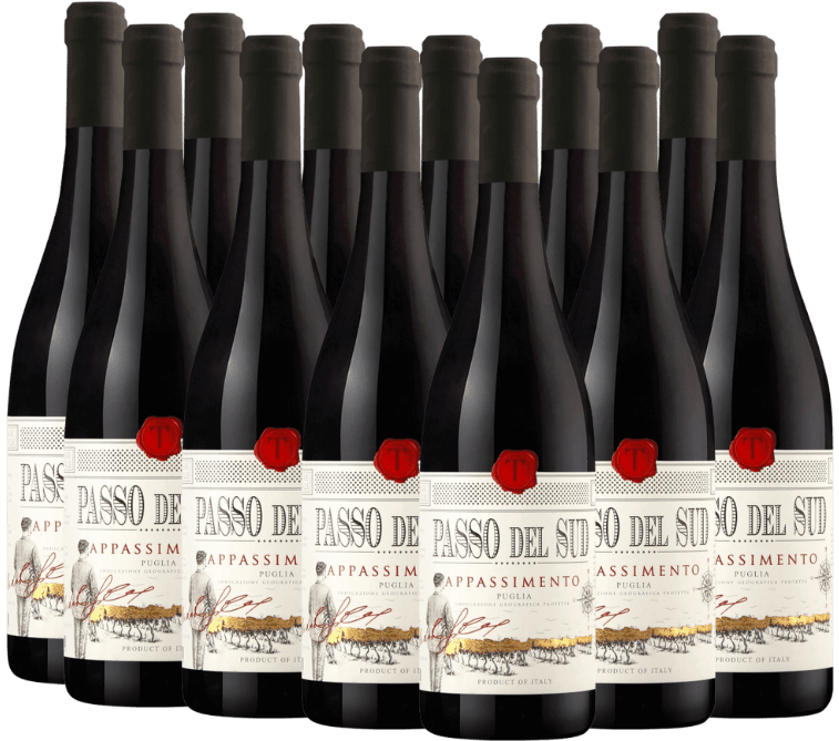 Passo del Sud Appassimento Puglia IGP fra Tagaro SLR – 12x fordels-pakke