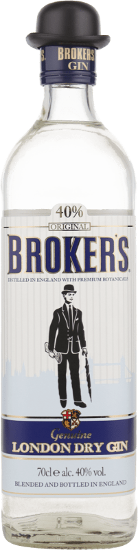 London Dry Gin 40% - Broker's Gin