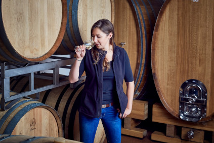 Victoria går sine egne veier med vingården Sankt Annaberg, som tilhører vingården Lergenmüller.