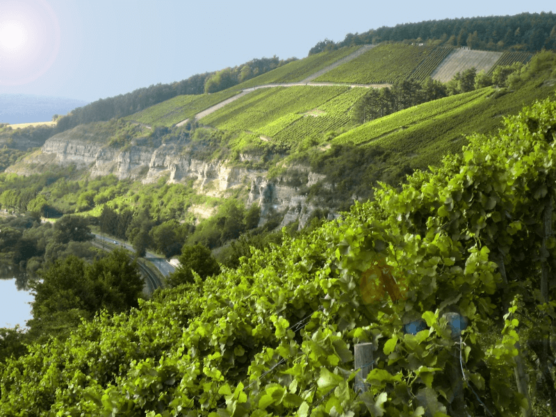 Blick auf die Lage Stettener Stein