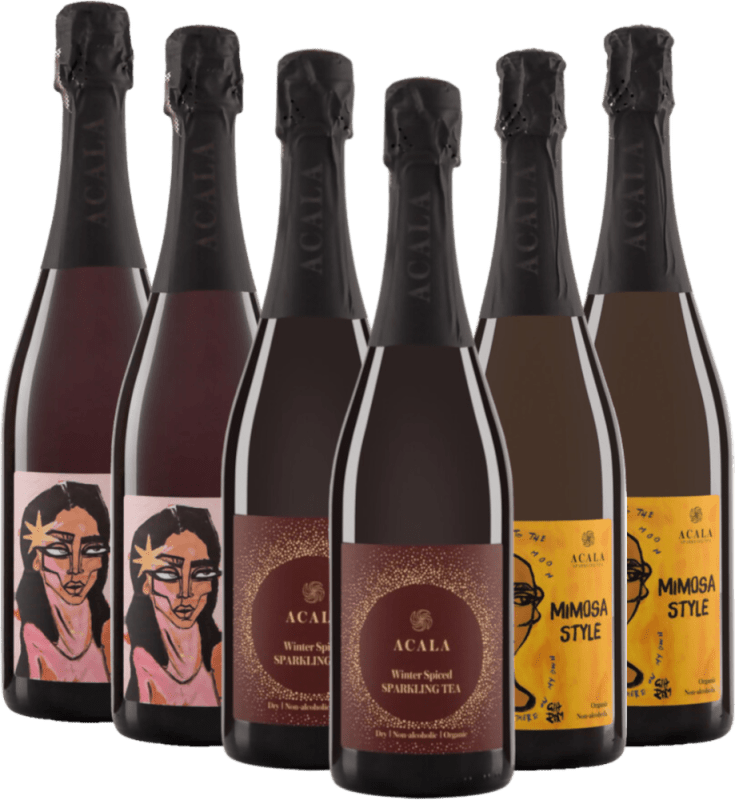 Sparkling Selection fra Acala – 6x prøvesett