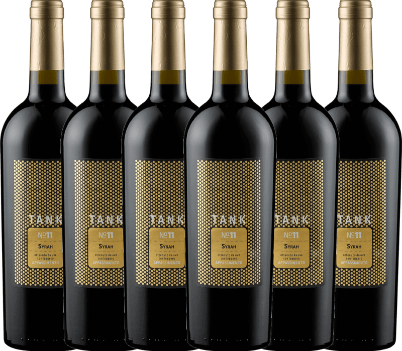 6er Vorteils-Weinpaket TANK No 11 Syrah Appassimento - Cantine Minini