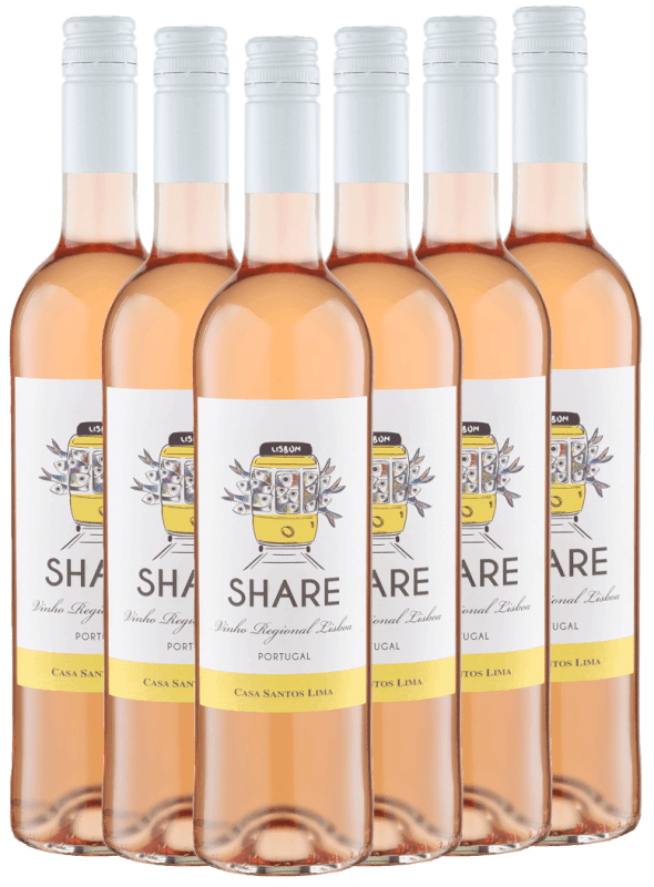 6x Vorteils-Weinpaket Share Rosato - Casa Santos Lima