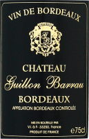 Vorschau: Bordeaux AOC - Château Guillon Barrau