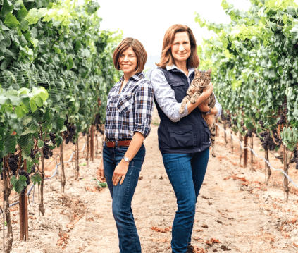 Heidi von der Mehden und Merry Edwards