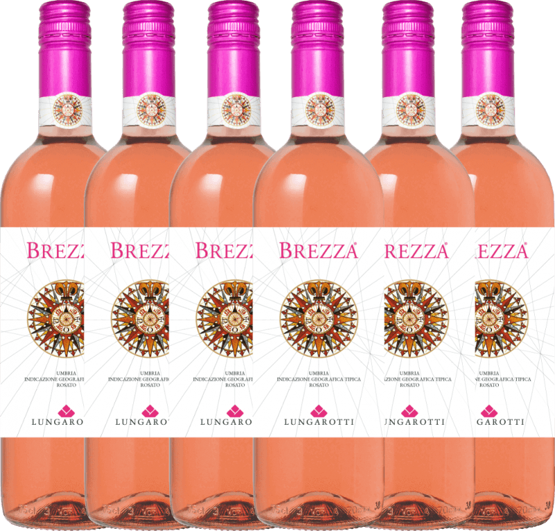 6er Vorteils-Weinpaket - Brezza Rosa Umbria - Lungarotti