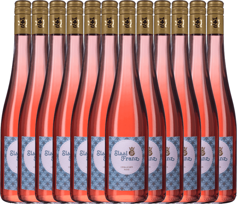 12er Vorteils-Weinpaket - Sissi & Franz liebliches Rosé - Weingut Hammel