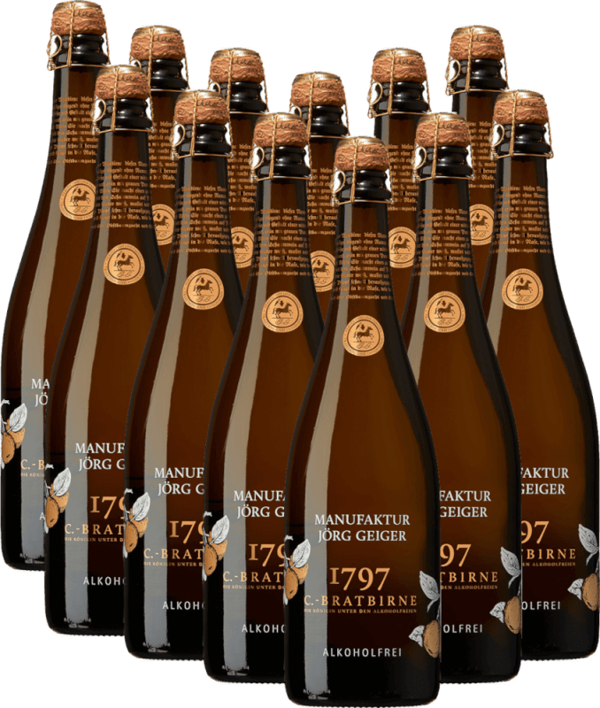 12x Vorteilspaket Champagner-Bratbirne Alkoholfrei - Manufaktur Jörg Geiger