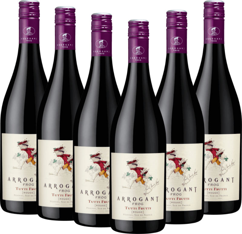 6er Vorteils-Weinpaket Tutti Frutti Rouge - Arrogant Frog