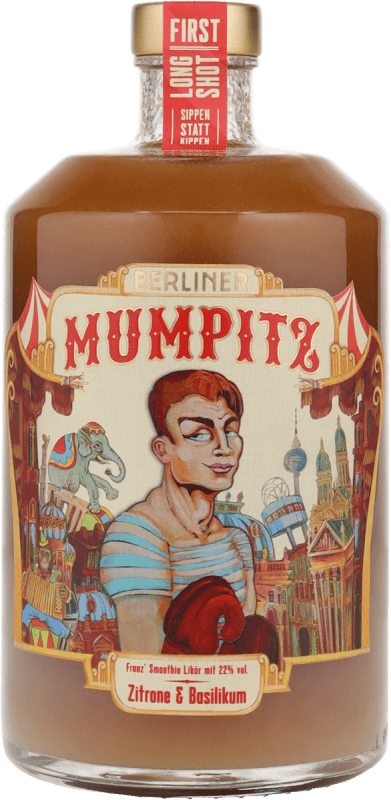 Likör Zitrone & Basilikum vegan - Berliner Mumpitz