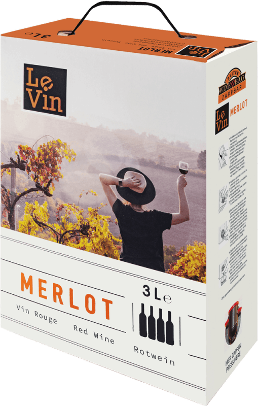 Le Vin Merlot d'Oc 3,0 l Bag in Box - Peter Mertes