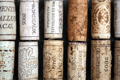 Korkene som et symbol på mangfoldet i Bordeaux-vinen