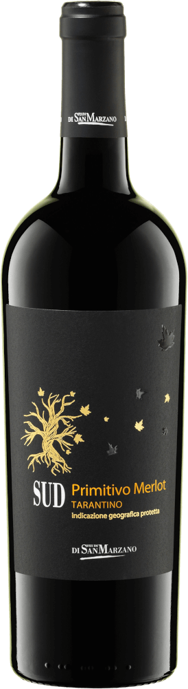 Vorschau: 12x Vorteils-Weinpaket SUD Primitivo Merlot Tarantino IGP - Cantine San Marzano