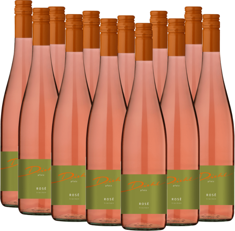 12x Vorteils-Weinpaket Rosé trocken - Weingut A. Diehl