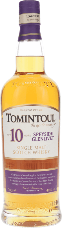 10 Year Old Single Malt Scotch Whisky in GP - Tomintoul
