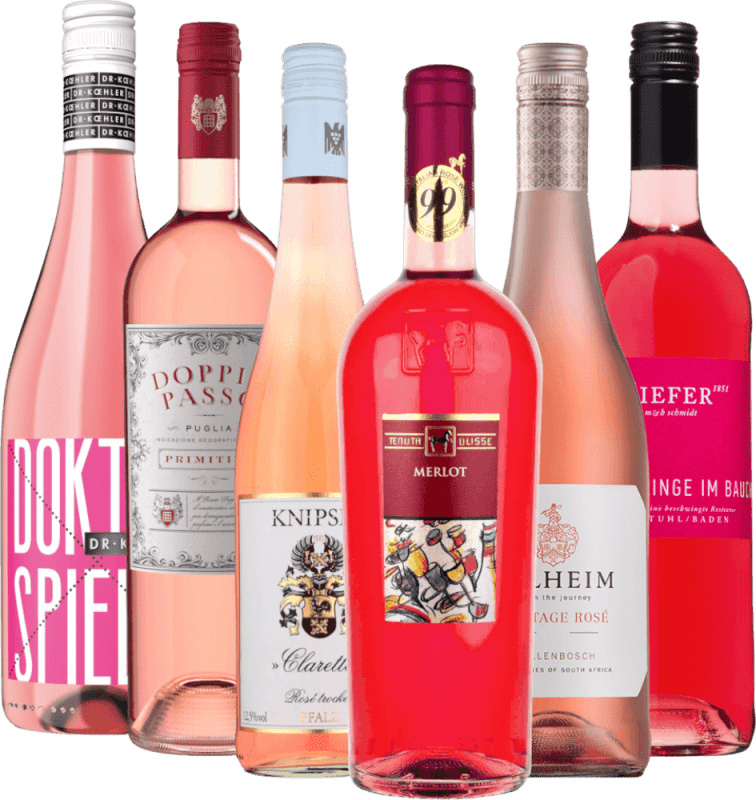 VINELLO's beste roséviner - 6x toppsalgspakke