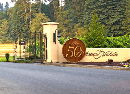 Chateau Ste Michelle inngang ChateauSteMichelleInngang