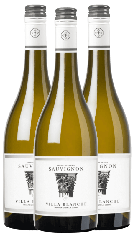 3x Vorteils-Weinpaket Villa Blanche Sauvignon Blanc IGP - Calmel & Joseph