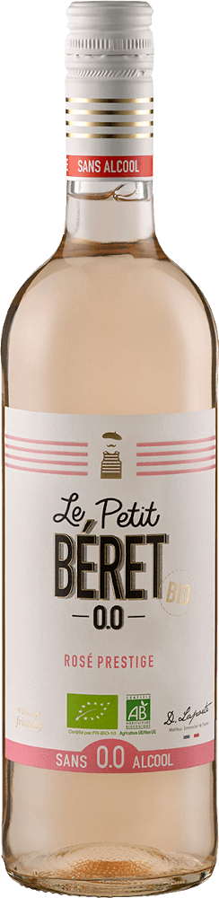 Vorschau: 12er Vorteils-Weinpaket - Le Petit Béret Rosé Prestige Alkoholfrei - Le Petit Béret