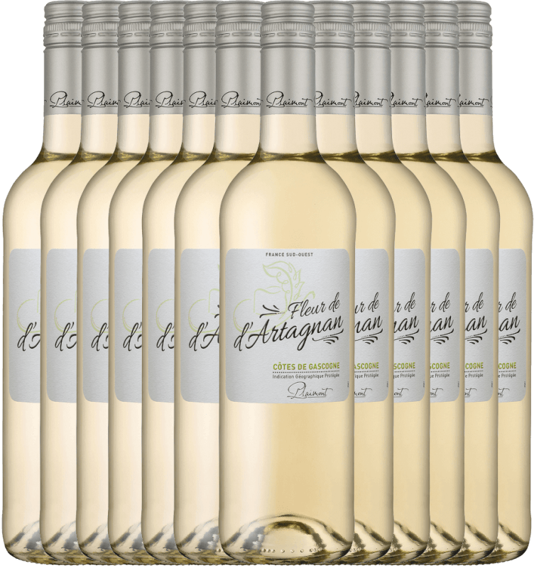 12er Vorteils-Weinpaket - Fleur de d'Artagnan Blanc - Plaimont