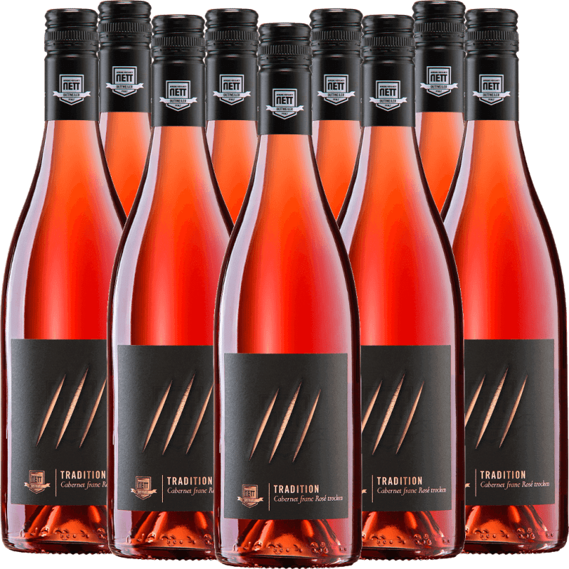 9x Vorteils-Weinpaket Tradition Cabernet Franc Rosé trocken - Bergdolt-Reif & Nett