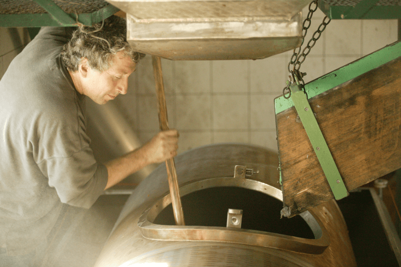 Fritz Rieder am Stahltank