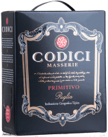 Codici Masserie Primitivo Puglia IGT 3,0 l Bag in Box - Mondo del Vino