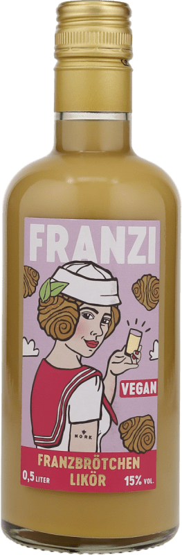 Franzbrötchenlikör vegan 0,5 l - Franzi
