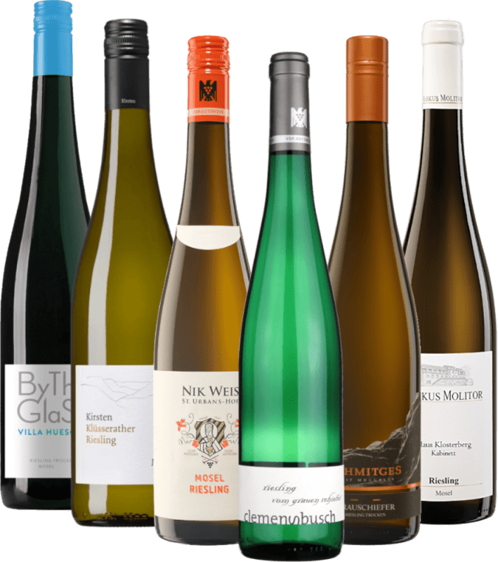 De bratteste rieslingene fra Mosel - 6x oppdagelsespakke