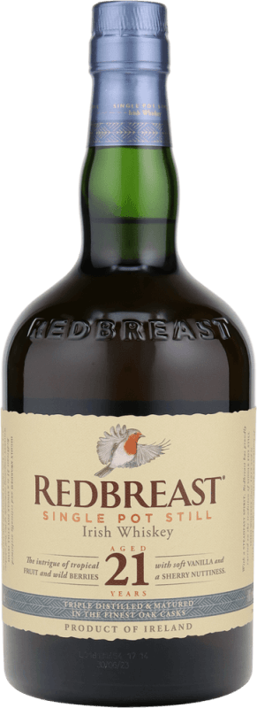 21 Years Old Blended Irish Whiskey in GP - Redbreast