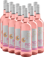 12x fordelspakke med vin PIO Weinschorle Rosé alkoholfri - P&P Weine