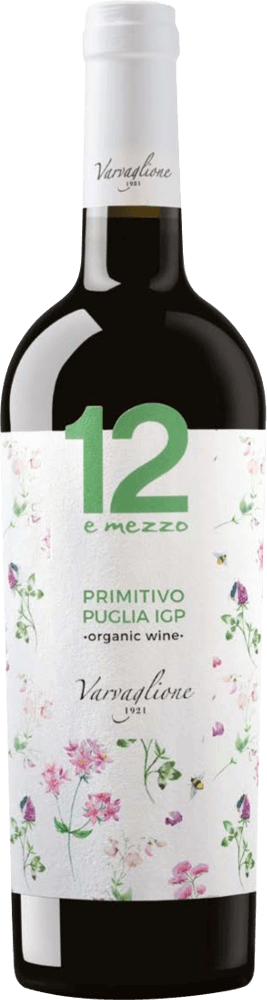 Vorschau: 6er Vorteils-Weinpaket - 12 e Mezzo Primitivo Organic - Varvaglione