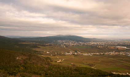 Panorama der Gegend von Bad Vöslau