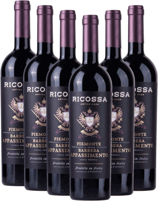 6er Vorteils-Weinpaket - Barbera Appassimento DOC - Ricossa