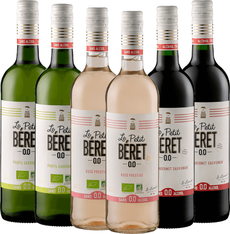 6er Kennenlernpaket - Alkoholfreie Weine von Le Petit Béret