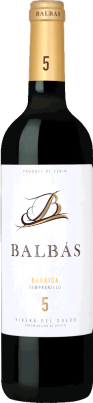 Tempranillo Barrica Ribera del Duero DO - Bodegas Balbás