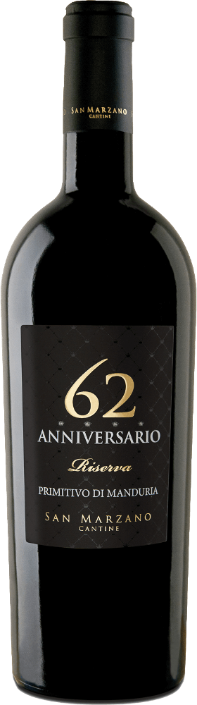 Vorschau: 6x Vorteils-Weinpaket Anniversario 62 Primitivo di Manduria DOC - Cantine San Marzano