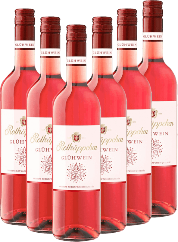 6x Vorteils-Weinpaket Glühwein rot hell - Rotkäppchen