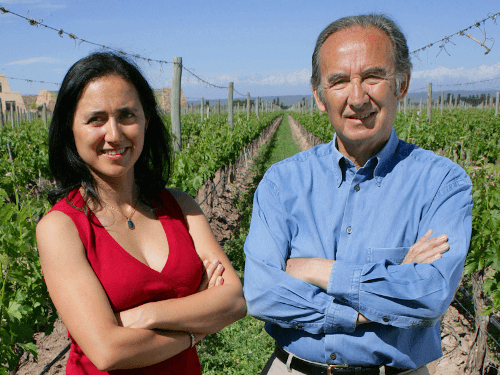 Nicolas Catena med datteren sin Laura Nicolas Catena med datteren sin Laura