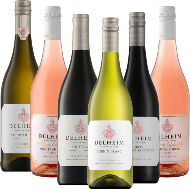 Spesielle vinøyeblikk med Delheim – 6x smakspakke